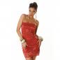 Preview: M 36 / 38 sexy GoGo Kleid Minikleid Party Dress mit Spitze Rustic Jela London M 36 / 38