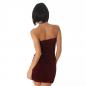 Mobile Preview: sexy GoGo Kleid Minikleid Party Dress bordeaux rot AD LIB