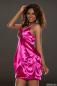 Mobile Preview: sexy Kleid Minikleid Abendkleid Partykleid mit Pailletten pink 34 36 S