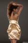 Preview: sexy Kleid Minikleid Abendkleid Partykleid mit Pailletten gold 34 36 S