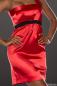 Preview: 36 38 S M festliches One-Shoulder Kleid Minikleid Abendkleid rot Weihnachten 36 38 S M