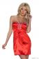 Mobile Preview: 36 S sexy Kleid Minikleid Abendkleid Partykleid mit Pailletten  rot 36 S