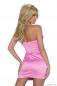 Preview: sexy Kleid Minikleid Abendkleid Partykleid mit Pailletten 34 36 S rosa