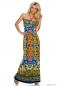 Preview: 36 38 S M sexy Kleid Partykleid Sommerkleid Strandkleid Neckholder-Maxikleid blau / rot 36 38 S M
