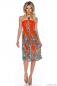 Preview: 36 38 S M sexy Kleid Partykleid Sommerkleid Strandkleid Neckholder-Minikleid multicolor/orange 36 38 S M