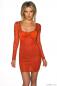 Preview: sexy Kleid Minikleid Cocktailkleid Exklusives Partykleid  rot 34 36