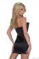 Mobile Preview: sexy Kleid Minikleid Abendkleid Partykleid mit Pailletten 34 36 S schwarz
