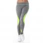 Mobile Preview: 36 / S Leggings Fitnesshose Sporthose Yogahose Neon Gelb 36 / S Yellow
