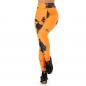 Preview: Sexy Sportleggings Push-Up Leggings Fitnesshose Sporthose Yogahose Orange