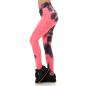 Preview: Sexy Sportleggings Push-Up Leggings Fitnesshose Sporthose Yogahose Neon Pink