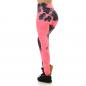 Preview: Sexy Sportleggings Push-Up Leggings Fitnesshose Sporthose Yogahose Neon Pink