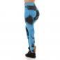Mobile Preview: Sexy Sportleggings Push-Up Leggings Fitnesshose Sporthose Yogahose blau