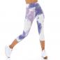 Preview: Sexy 3/4 Sportleggings Push-Up Leggings Fitnesshose Sporthose Yogahose multicolor lila