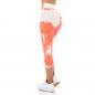 Preview: Sexy 3/4 Sportleggings Push-Up Leggings Fitnesshose Sporthose Yogahose multicolor Orange