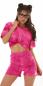 Mobile Preview: Sexy Set 2 teilig T-Shirt & Shorts Batik Style Mixed kurze Hose multicolor / pink