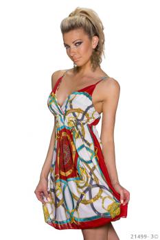 Kleid Sommerkleid Strandkleid Minikleid Summer Beach Party Sun Dress Longshirt S M 34 36 38