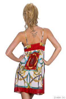 Kleid Sommerkleid Strandkleid Minikleid Summer Beach Party Sun Dress Longshirt S M 34 36 38
