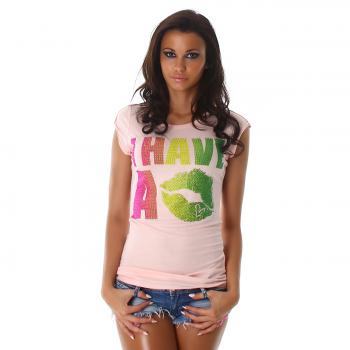 36 S Sexy kurzarm Shirt Rose 36 S T-Shirt I HAVE A